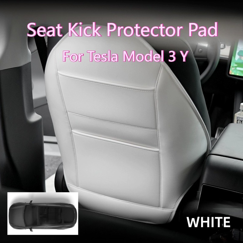 Leather Car Seat Cover - Protector de Asiento Contra Patadas para