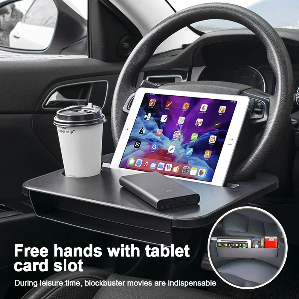 Car Seat Organizer - Bandeja multiusos para coche, almohadilla de