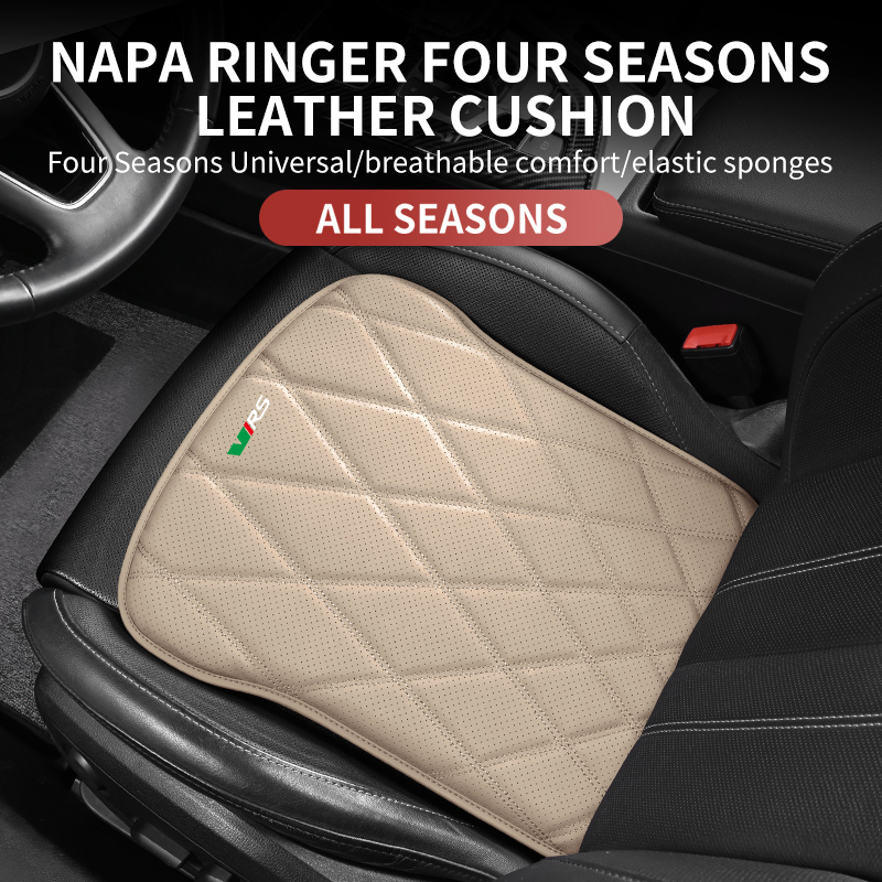 Leather Car Seat Cover - Cojín de asiento delantero de coche