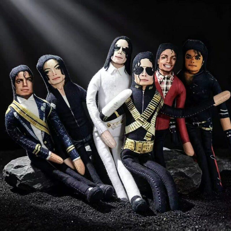 Car Accessories Decoration - Muñeco de Peluche de Michael Jackson,