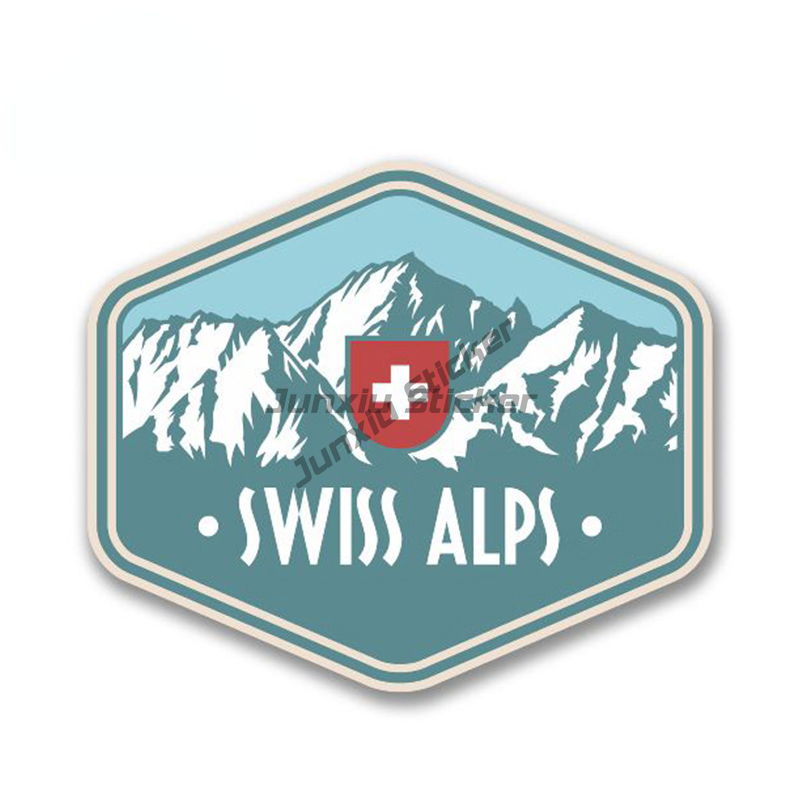 Car Accessories Zurich - Pegatina de la bandera de Suiza,
