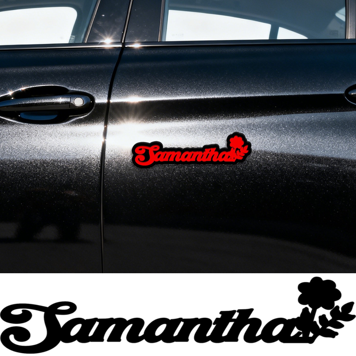 Car Accessories Logo - Emblema Adhesivo 3D Acrílico Personalizado con