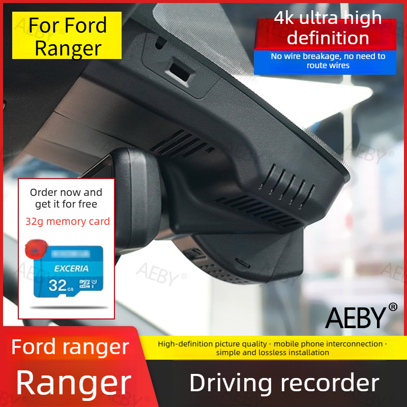 Car Accessories For Night Driving - Para Ford Ranger 2022-2026, grabadora de