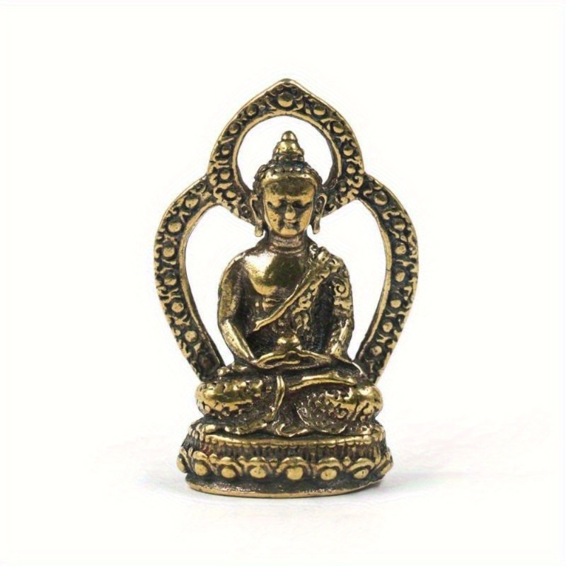 Car Accessories Bangi - Mini estatua de Buda de cobre,