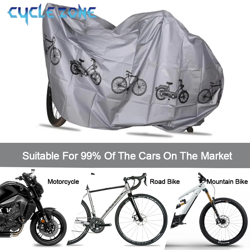 Car Accessories Zone - Cubierta impermeable para bicicleta de montaña,