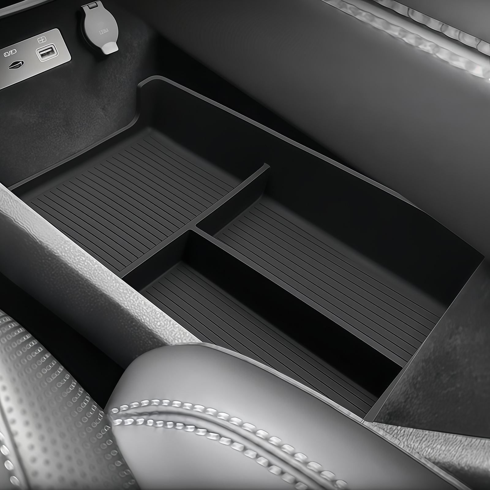 Car Seat Organizer - Bandeja Organizadora de Almacenamiento Inferior para