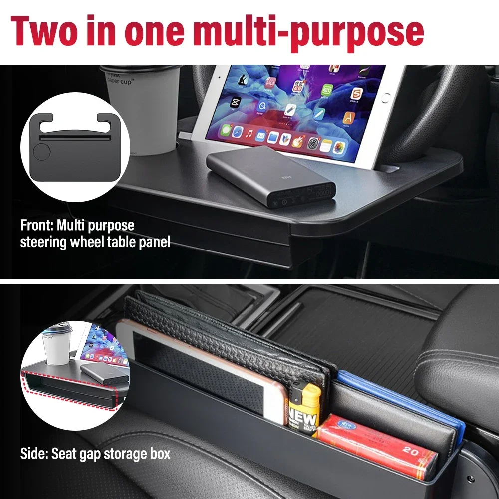 Bandeja multiusos para coche,  - Car Seat Organizer reseña y precio