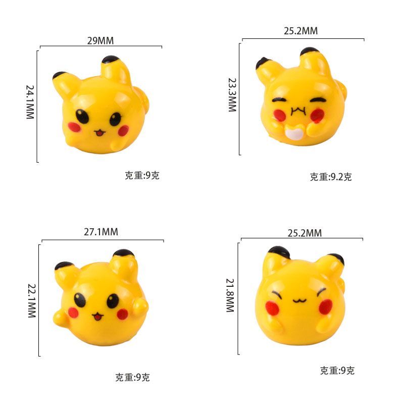 12 Figuras Pokémon en Miniatur - Car Accessories Decoration reseña y precio