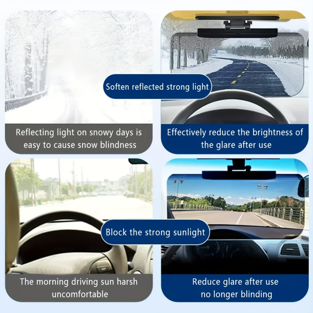Parasol para coche, gafas de p - Car Accessories For Night Driving reseña y precio