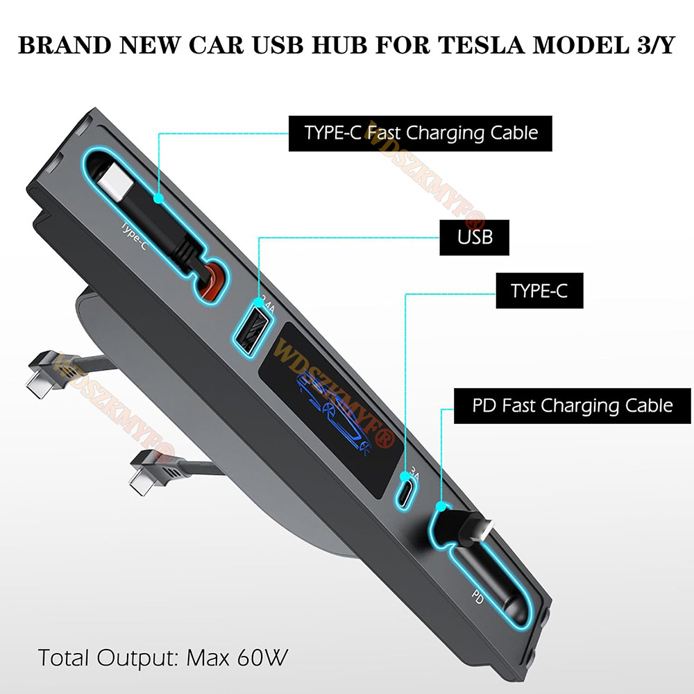 Cargador USB de coche multipue - Car Accessories Logo reseña y precio