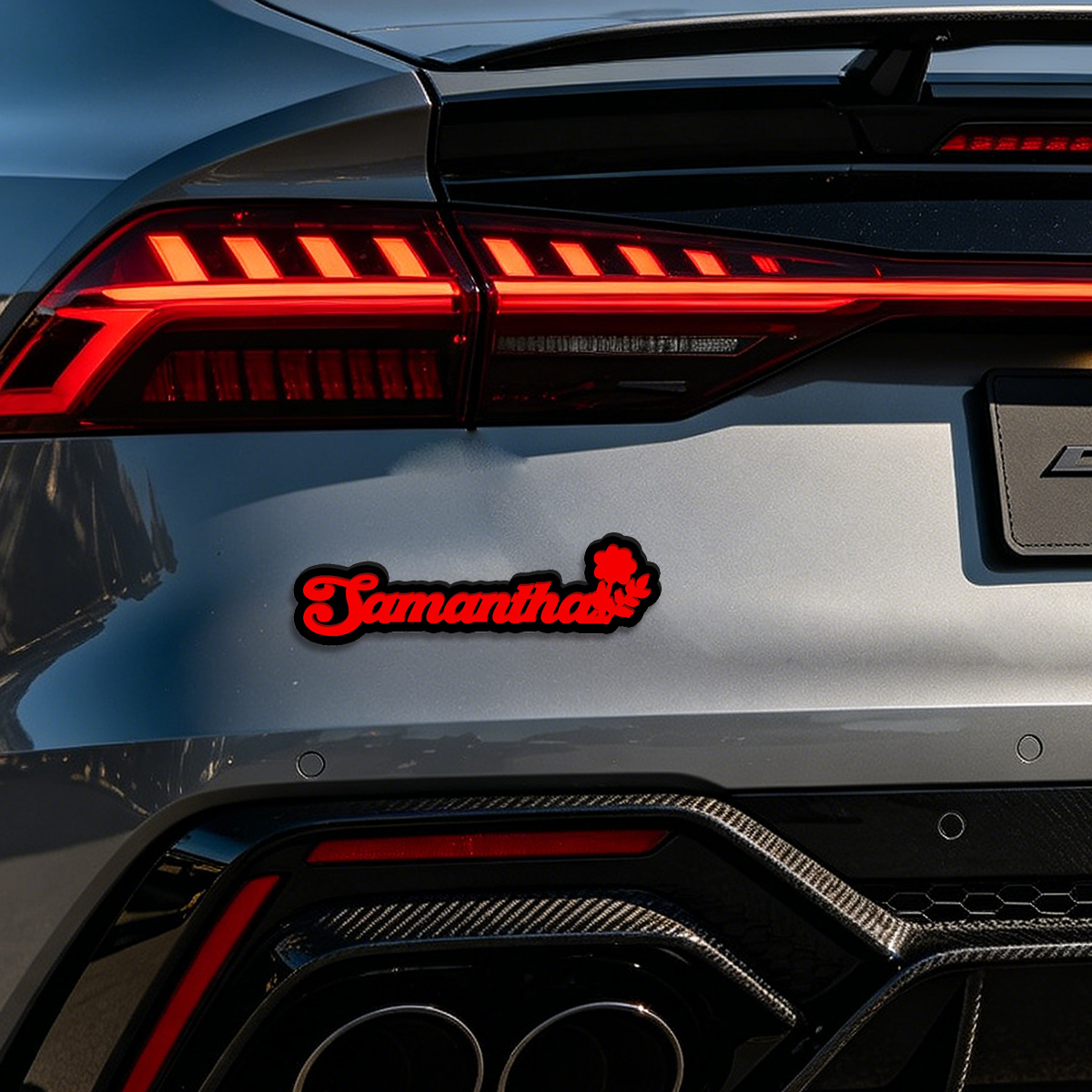 Emblema Adhesivo 3D Acrílico P - Car Accessories Logo reseña y precio