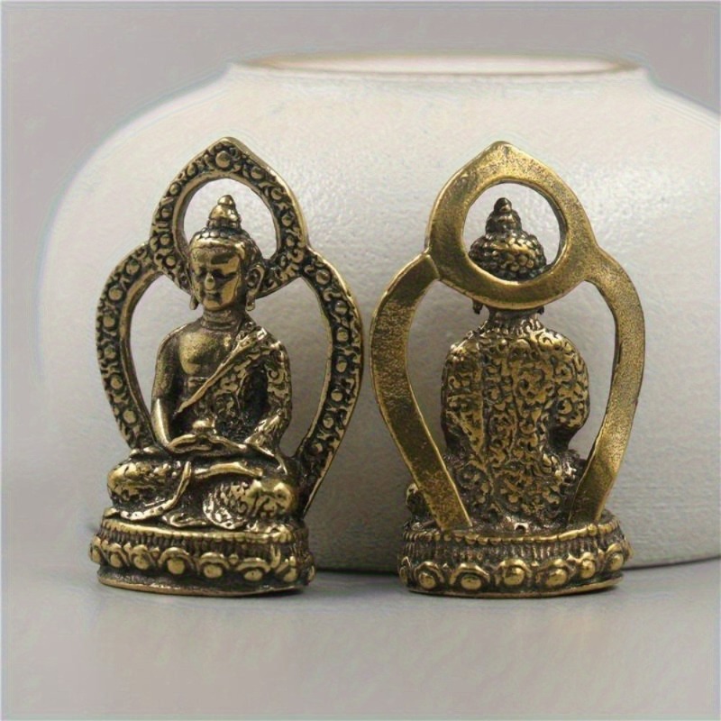 Mini estatua de Buda de cobre, - Car Accessories Bangi reseña y precio