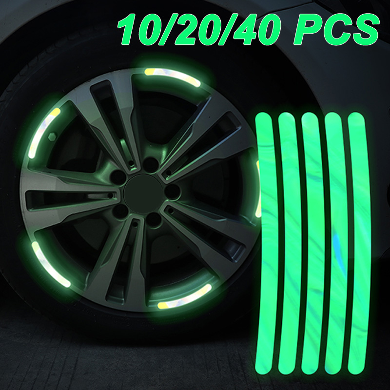 10/20/40 Uds pegatinas reflect - Car Accessories For Night Driving reseña y precio