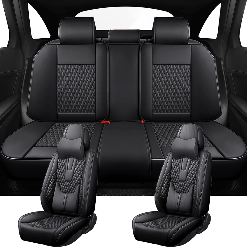 Fundas universales antidesliza - Leather Car Seat Cover reseña y precio